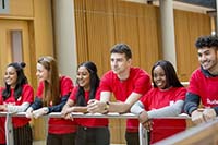 Student ambassadors in Newton