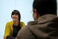 Students chatting