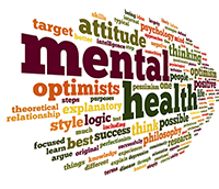 Collection of words relating to mental health and counselling